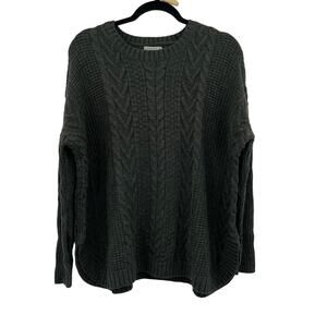 Joseph A Womens Chunky Knit Thumb Hole Pullover Sweater